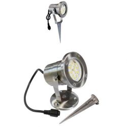 Svítidlo LED pr.9,5cm, 1xGU10/4W/280lm/3000K, IP68/2m, nerez