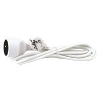 EMOS prodlužovací kabel  spojka, 3m, bílý P0113