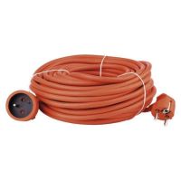 EMOS prodlužovací kabel  spojka, 40m, oranžový P01140
