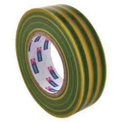 EMOS izolační páska PVC 19mm / 20m zelenožlutá, 10 ks F61925