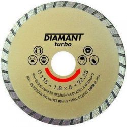 Kotouč diamantový turbo 46 - 180 mm